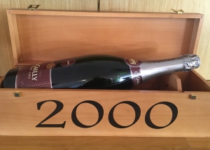 Packaging sur mesure coffret en bois Champagne Mailly